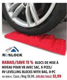 Canadian Tire RV LEVELLING BLOCKS WITH BAG, 8-PC offer