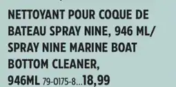 Canadian Tire SPRAY NINE MARINE BOAT BOTTOM CLEANER offer