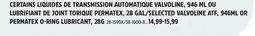 Canadian Tire SELECTED VALVOLINE ATF offer