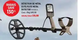 Canadian Tire ELITE METAL DETECTOR offer