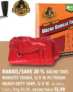 Canadian Tire TOUGH HEAVY-DUTY TARP, 12 X 16´ offer