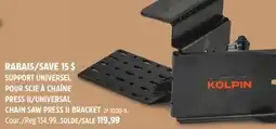 Canadian Tire UNIVERSAL CHAIN SAW PRESS II BRACKET offer