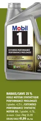 Canadian Tire EXTENDED PERFORMANCE SYNTHETIC MOTOR OIL offer