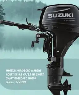 Canadian Tire 9.9 HP SHORT SHAFT OUTBOARD MOTOR offer