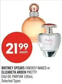 Shoppers Drug Mart Britney spears fantasy naked or elizabeth arden pretty offer