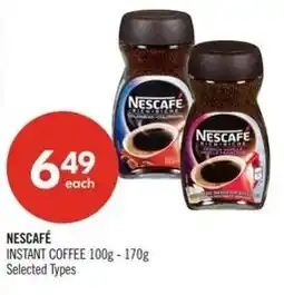 Shoppers Drug Mart Nescafé instant coffee offer