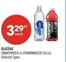 Shoppers Drug Mart Glacéau smartwater or vitaminwater offer