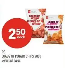 Shoppers Drug Mart PC loads of potato chips offer