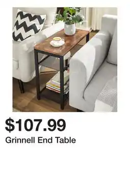 Wayfair Grinnell End Table offer