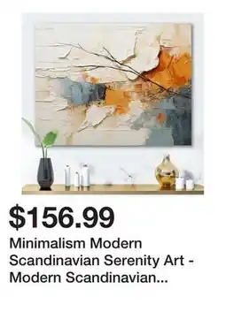 Wayfair Minimalism Modern Scandinavian Serenity Art - Modern Scandinavian Wall Decor offer