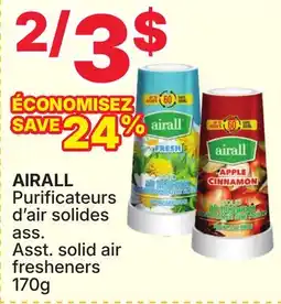 Rossy AIRALL Asst. solid air fresheners offer