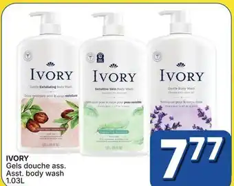 Rossy IVORY Asst. body wash offer