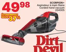 Rossy SCORPION+ Corded hand vacuum offer