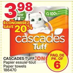 Rossy CASCADES TUFF Paper towels offer