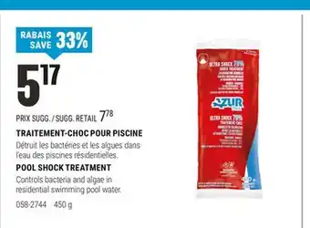BMR TRAITEMENT-CHOC POUR PISCINE offer