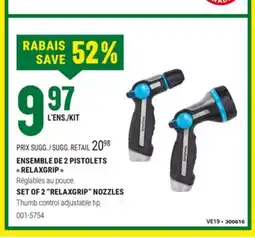 BMR ENSEMBLE DE 2 PISTOLETS  RELAXGRIP  offer