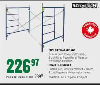 BMR ENS. D'ÉCHAFAUDAGE offer