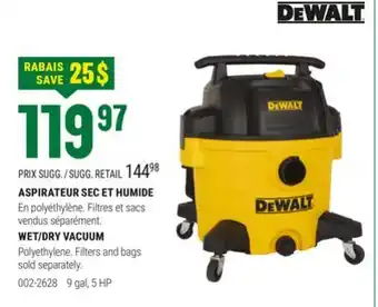 BMR ASPIRATEUR SEC ET HUMIDE offer