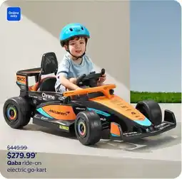 Walmart Qaba ride-on electric go-kart offer