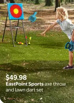 Walmart EastPoint Sports axe throw and lawn dart set offer
