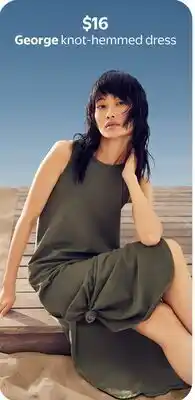 Walmart George knot-hemmed dress offer