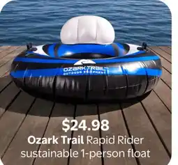 Walmart Ozark Trail Rapid Rider sustainable I-person float offer