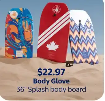 Walmart Body Glove 36 Splash body board offer