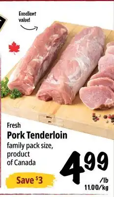 Farm Boy Fresh Pork Tenderloin offer