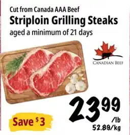 Farm Boy Striploin Grilling Steaks offer