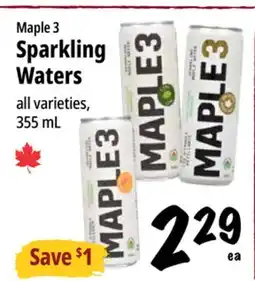 Farm Boy Maple 3 Sparkling Waters offer