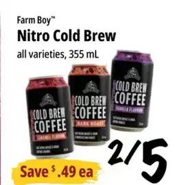 Farm Boy Farm Boy Nitro Cold Brew offer