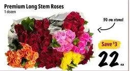 Farm Boy Premium Long Stem Roses offer