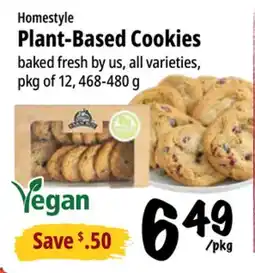 Farm Boy Homestyle Plant-Based Cookies offer