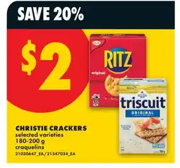 No Frills CHRISTIE CRACKERS offer