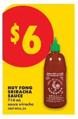 No Frills HUY FONG SRIRACHA SAUCE offer