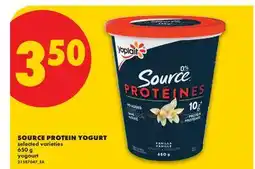 No Frills SOURCE PROTEIN YOGURT offer