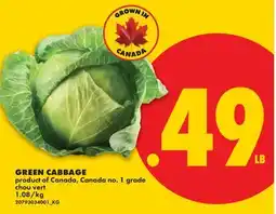 No Frills GREEN CABBAGE offer