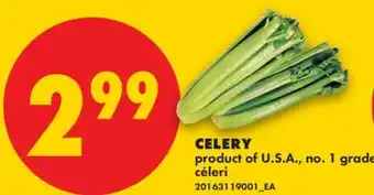 No Frills CELERY offer