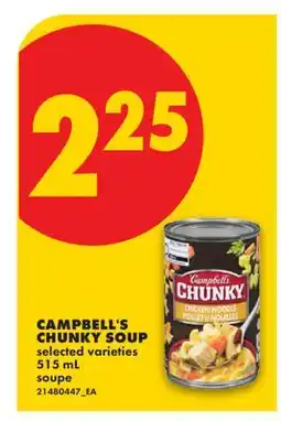 No Frills CAMPBELL'S CHUNKY SOUP offer