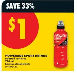 No Frills POWERADE SPORT DRINKS offer