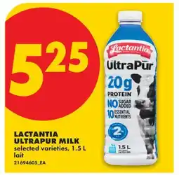 No Frills LACTANTIA ULTRAPUR MILK offer