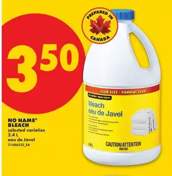 No Frills NO NAME BLEACH offer