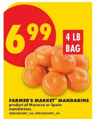 No Frills FARMER'S MARKET MANDARINS offer