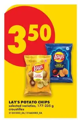 No Frills LAY'S POTATO CHIPS offer