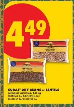 No Frills SURAJ DRY BEANS OR LENTILS offer