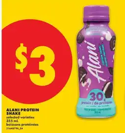 No Frills ALANI PROTEIN SHAKE offer