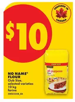 No Frills NO NAME FLOUR offer