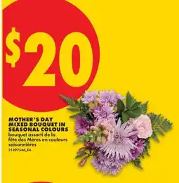 No Frills MOTHER'S DAY MIXED BOUQUET IN SEASONAL COLOURS offer