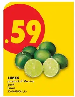No Frills LIMES offer