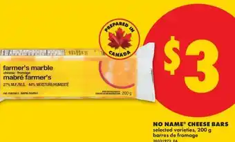 No Frills NO NAME CHEESE BARS offer